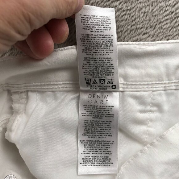 Curve Appeal Womens Pants Size 4/27Wide Leg White Ankle Casual Classic Cropped - Picture 11 of 14